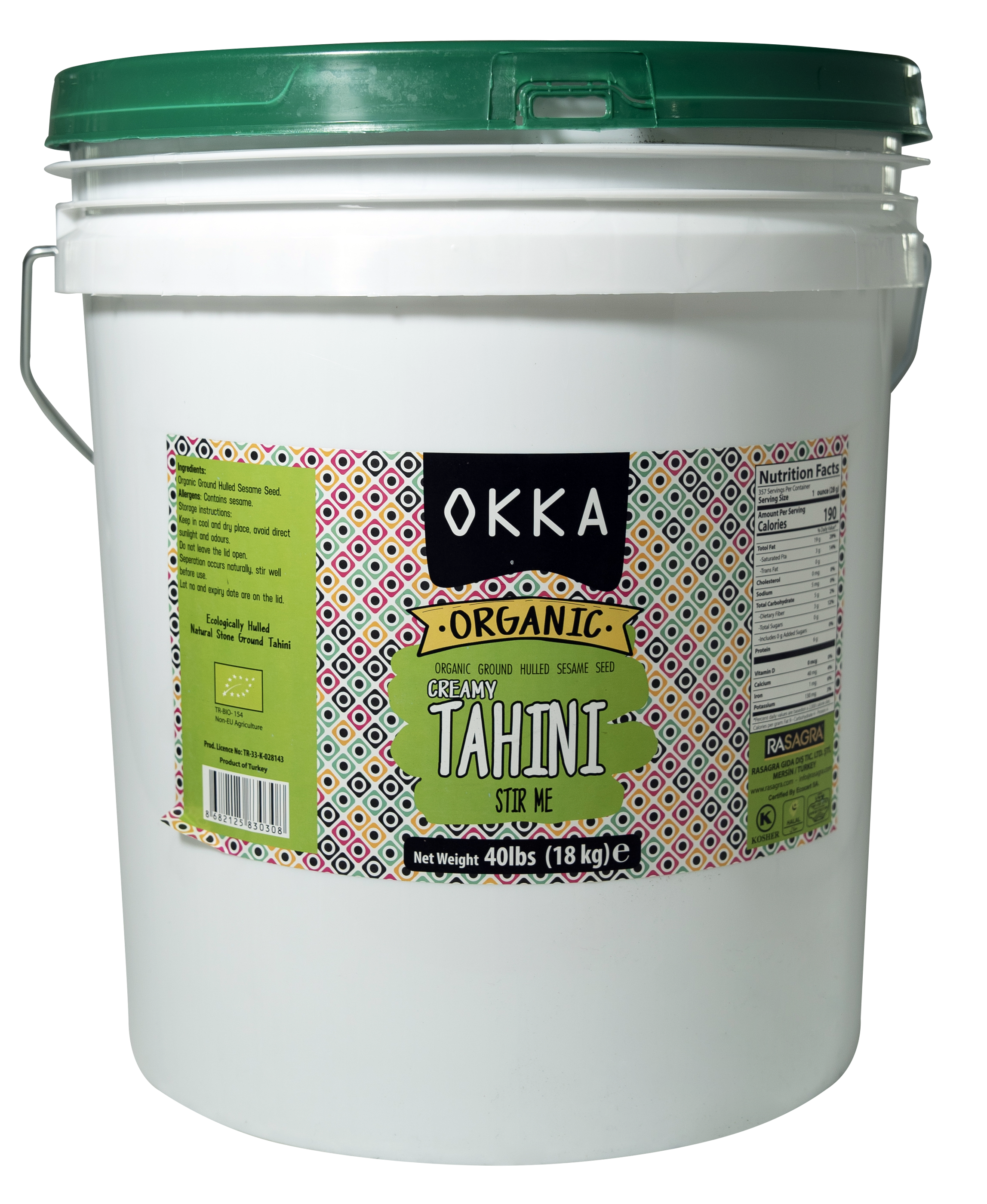 Organik Tahin 18 KG